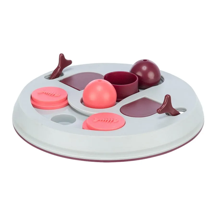 Trixie Pet Products Hide N' Slide Strategy Treat Puzzle Interactive Cat Toy