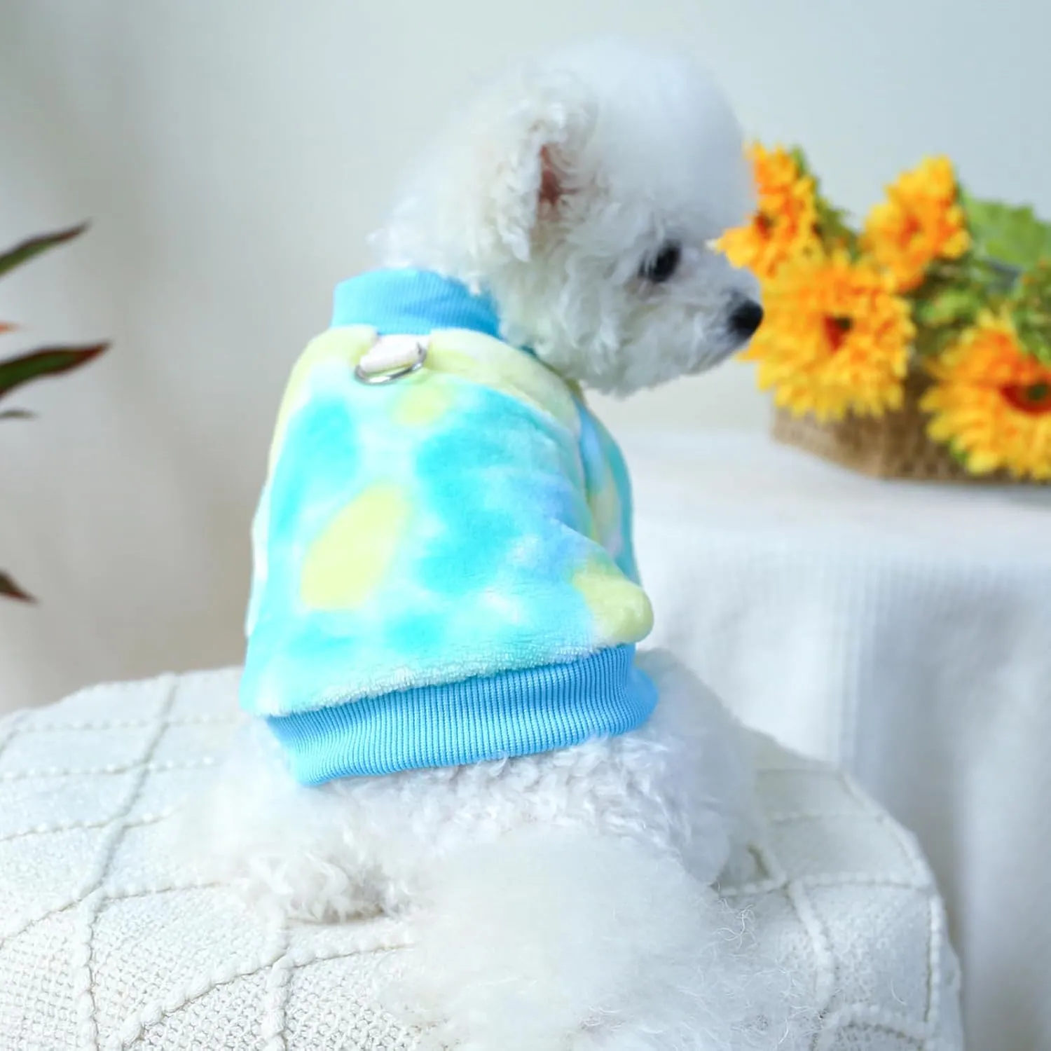Ultra Soft and Warm Puppy Cat Pet Sweater and Coat for Small Dogs - Girl or Boy - Blue, XL