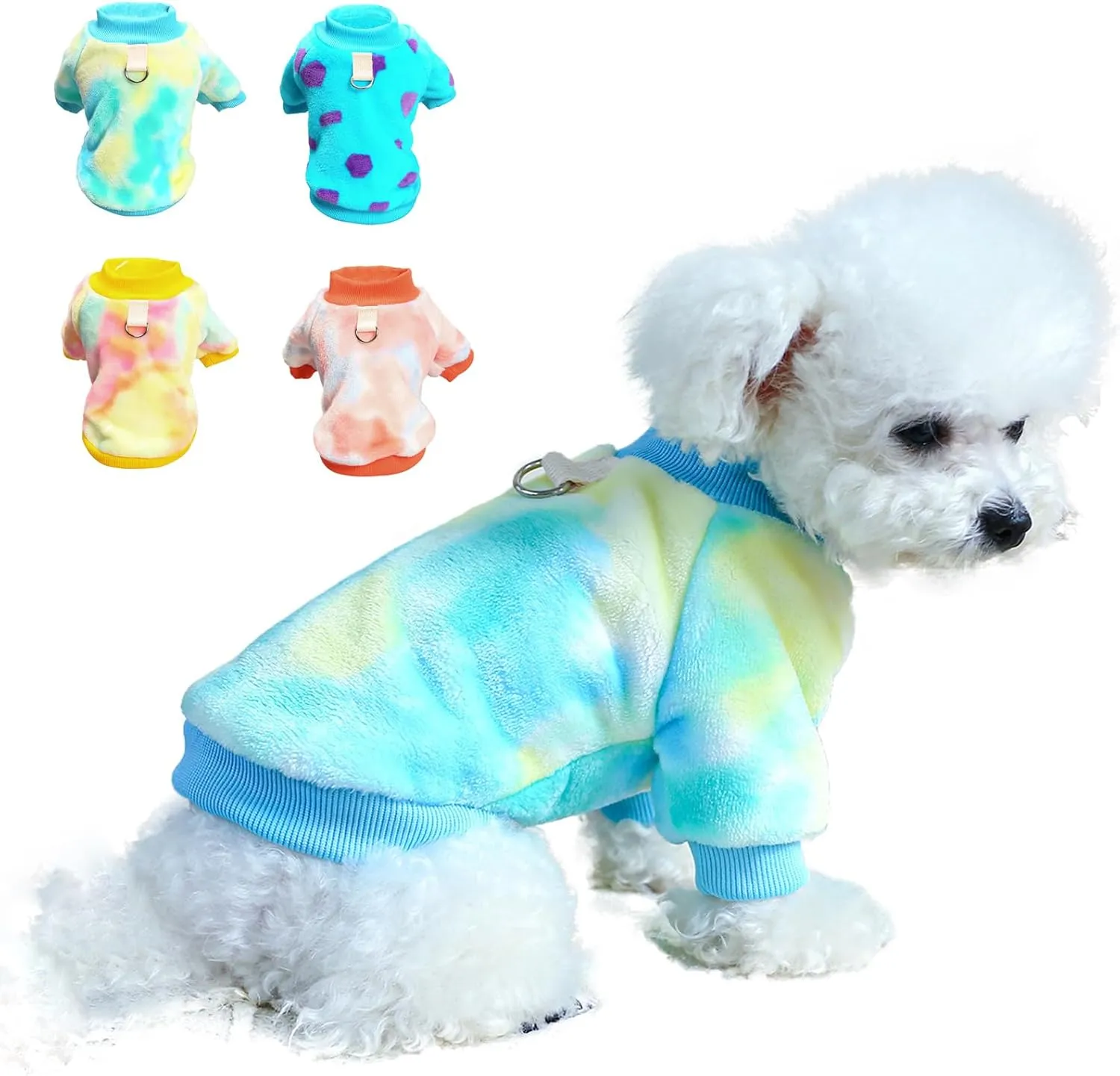 Ultra Soft and Warm Puppy Cat Pet Sweater and Coat for Small Dogs - Girl or Boy - Blue, XL